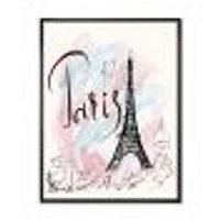 Toile  « with Paris Eiffel Tower »