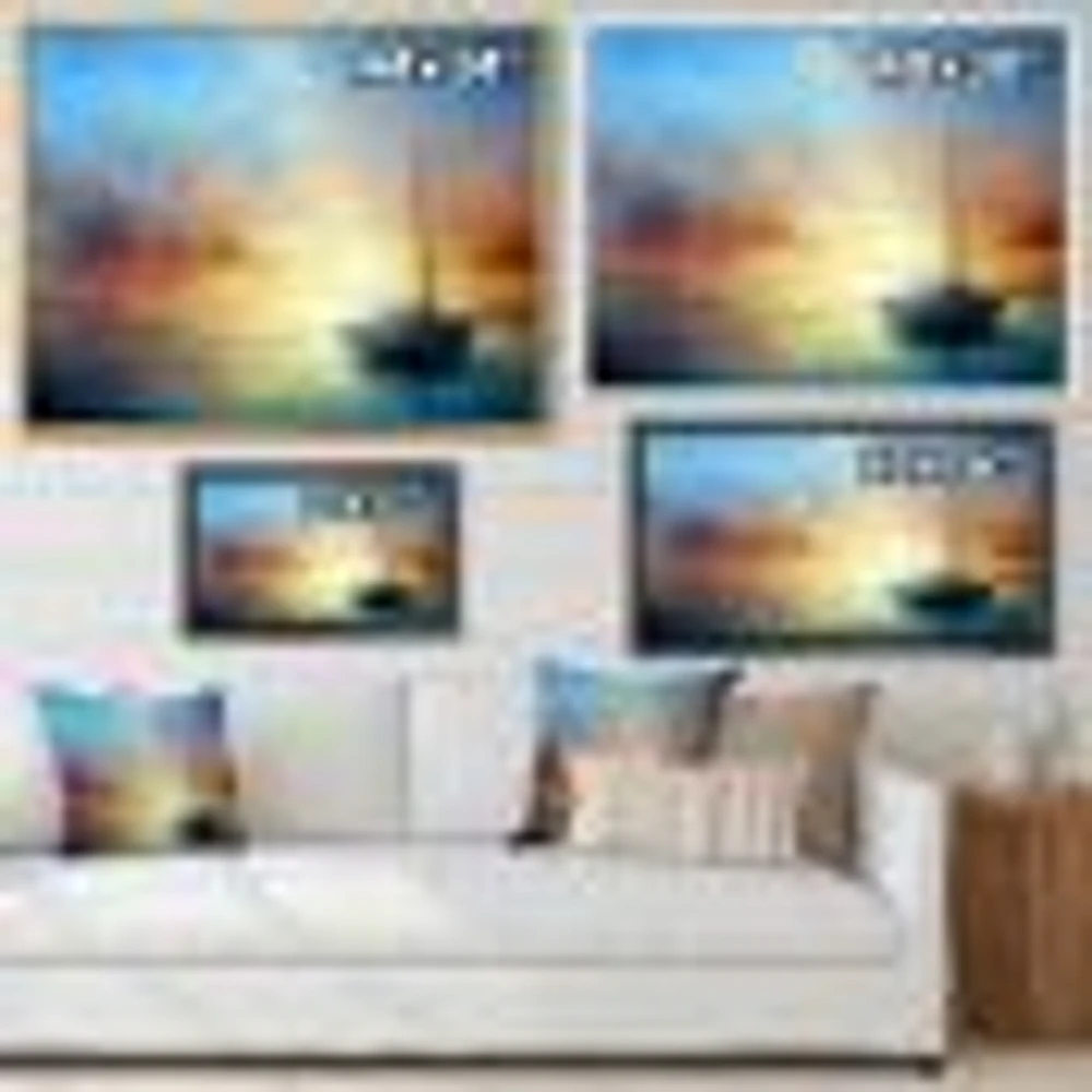 Seascape Pier  Wall Art