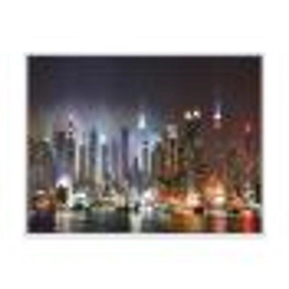 Toile imprimée « Lit NYC Manhattan Skyline »