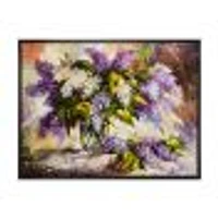 Lilac Bouquet a Vase  Wall Art