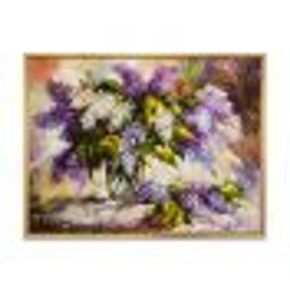 Lilac Bouquet a Vase  Wall Art