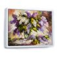 Lilac Bouquet a Vase  Wall Art