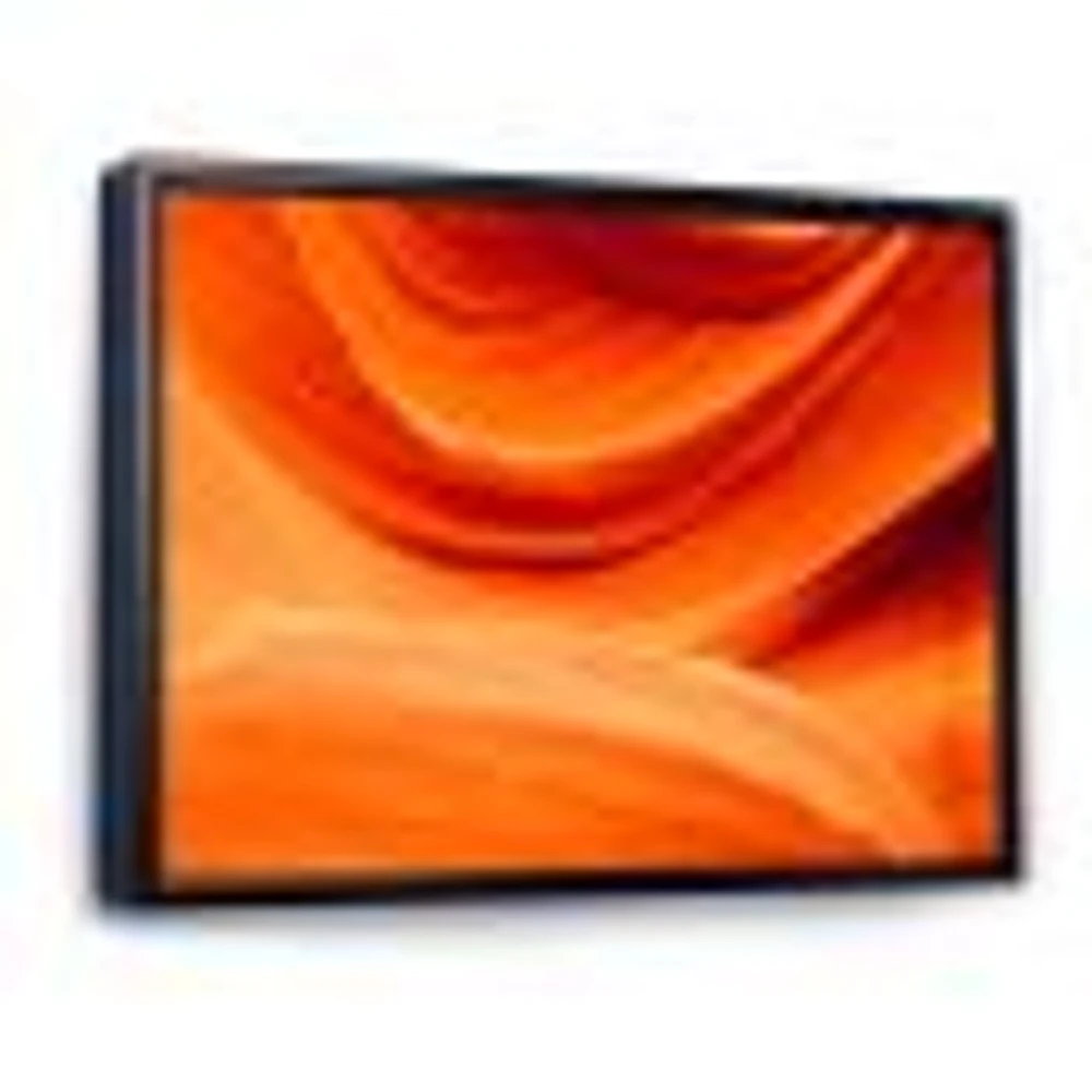 Antelope Canyon Orange Wall  Canvas Print