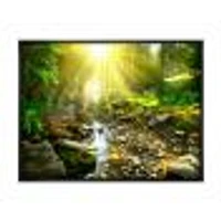 Mountain Stream Forest  Wall Art