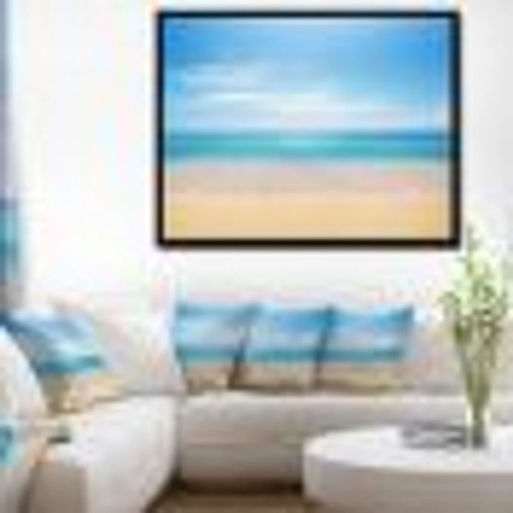 Calm Blue Sea and Sky  Wall Art