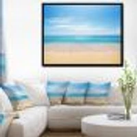 Calm Blue Sea and Sky  Wall Art