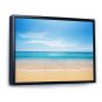 Calm Blue Sea and Sky  Wall Art