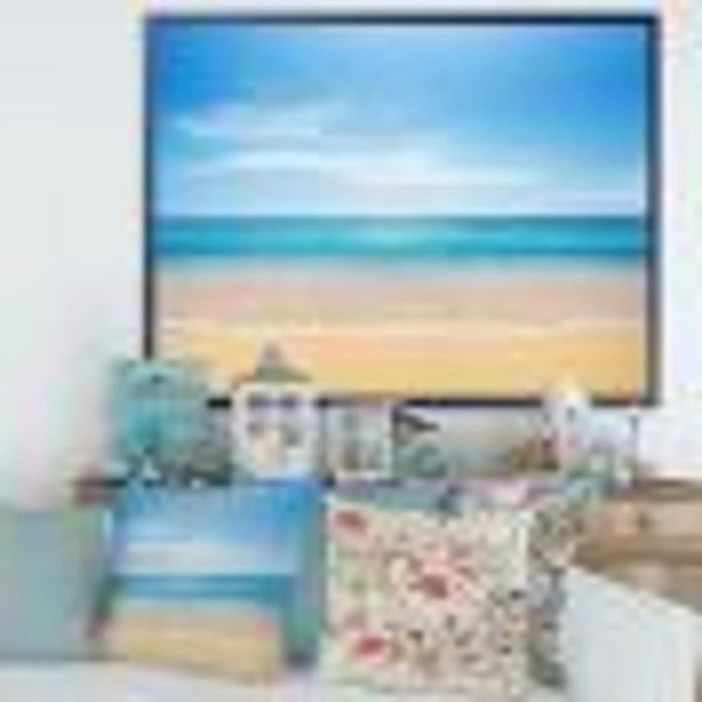 Calm Blue Sea and Sky  Wall Art