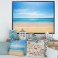 Calm Blue Sea and Sky  Wall Art