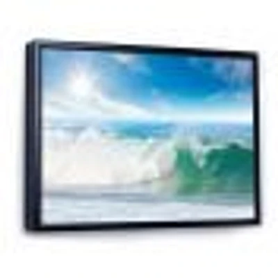 White and Blue Waves under Sun  Canvas Wall Art