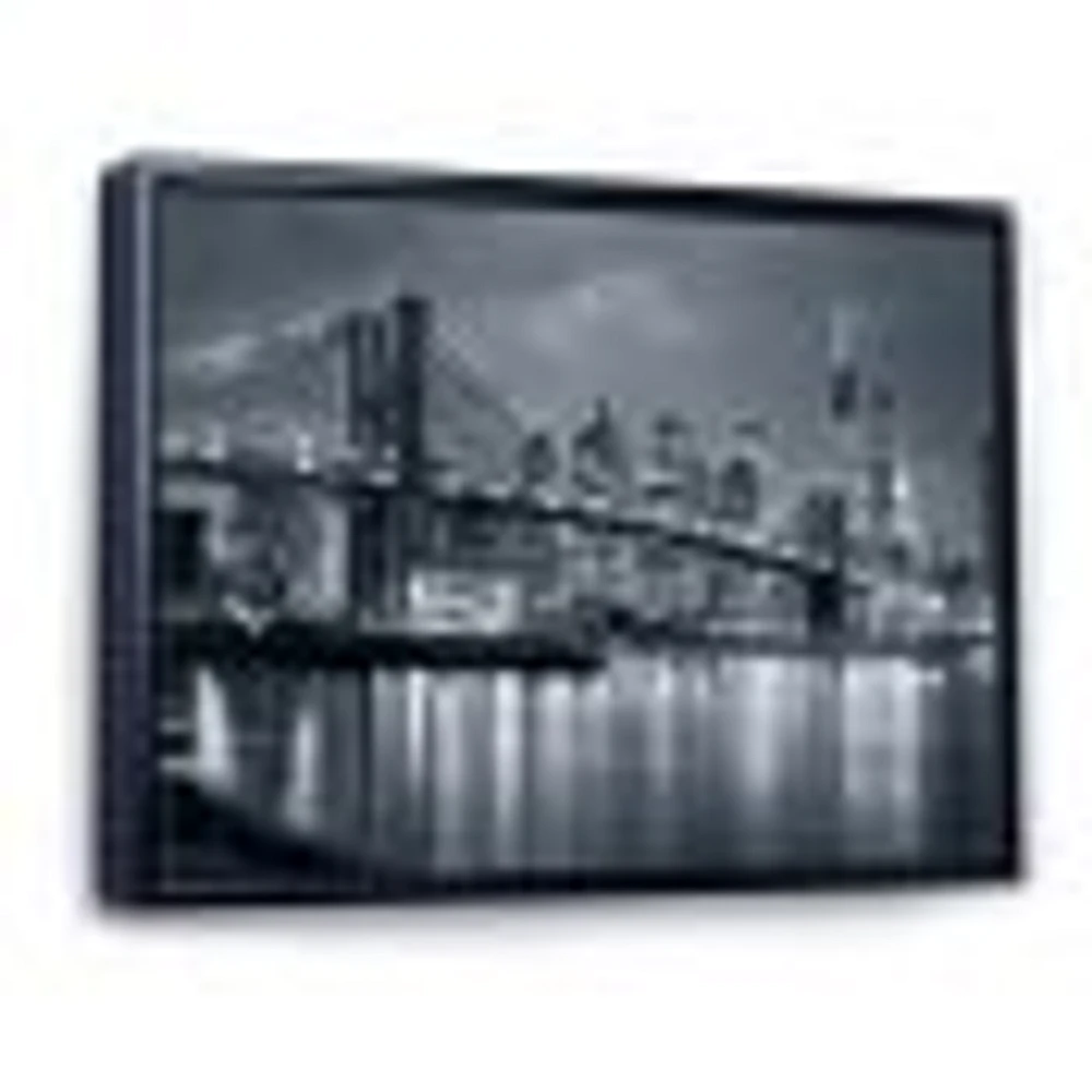 Panorama New York City at Night  Canvas Print