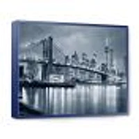 Panorama New York City at Night  Canvas Print