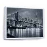 Panorama New York City at Night  Canvas Print