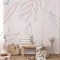 Floral Composition Wallpaper Mural