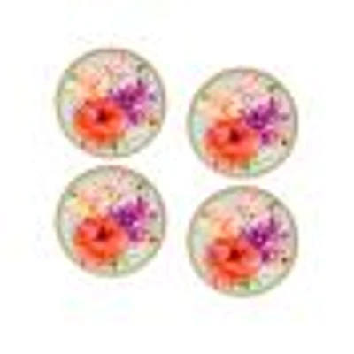 Maxwell & Williams Set of 4 Dahlia Coupe Plates - 19.5cm