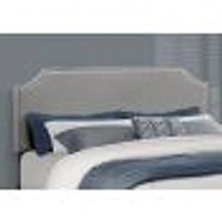 Elegant Nailhead Trim Bed Frame - Queen