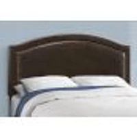 Arched Elegant Nailhead Trim Bed Frame - Queen