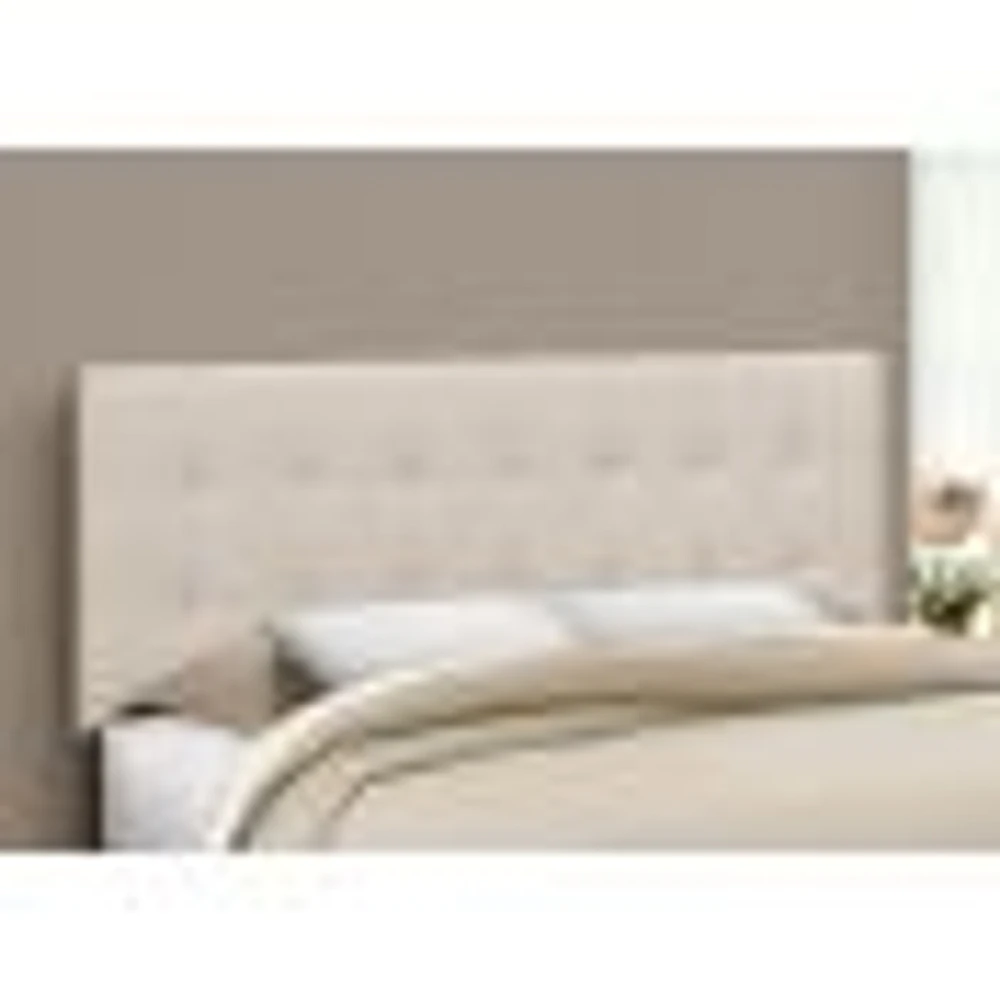 Button Tufted Headboard with Extra Padding