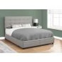 Upholstered Platform Bed with Storage Drawers - Queen