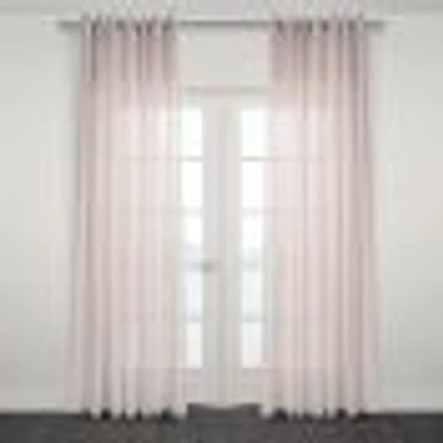 Imola Semi Sheer Jacquard Grommet Curtain