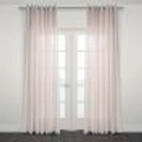 Imola Semi Sheer Jacquard Grommet Curtain