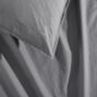 Washed Percale Cotton Duvet Cover Set by Calvin Klein