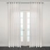 Kozani Sheer Jacquard Grommet Curtain