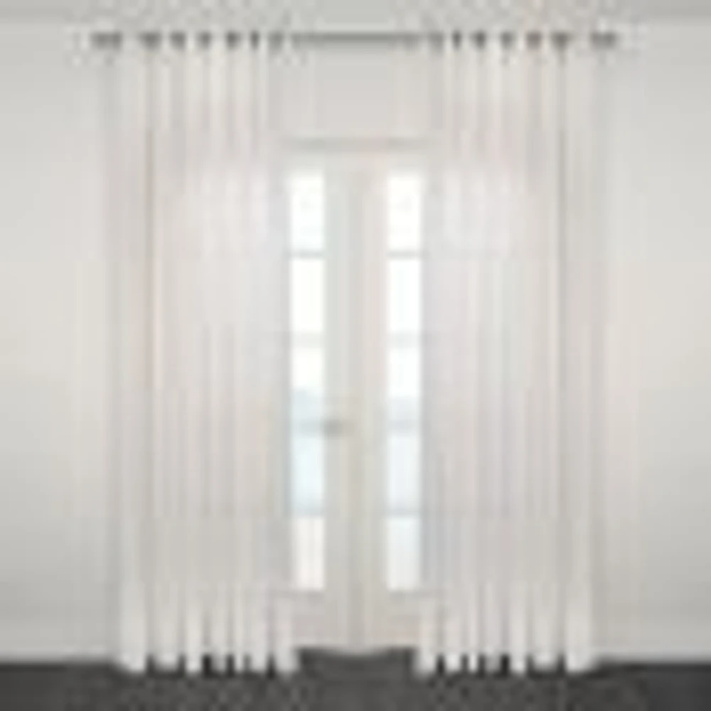 Kozani Sheer Jacquard Grommet Curtain