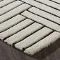 Arctica Off-White and Black Indoor Rug