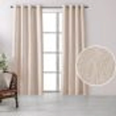 Lowan Jacquard Grommet Curtain