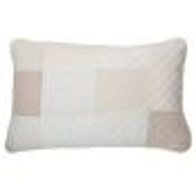 Brunelli couvre-oreiller en patchwork - Meringue