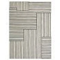 Arctica Off-White and Black Indoor Rug