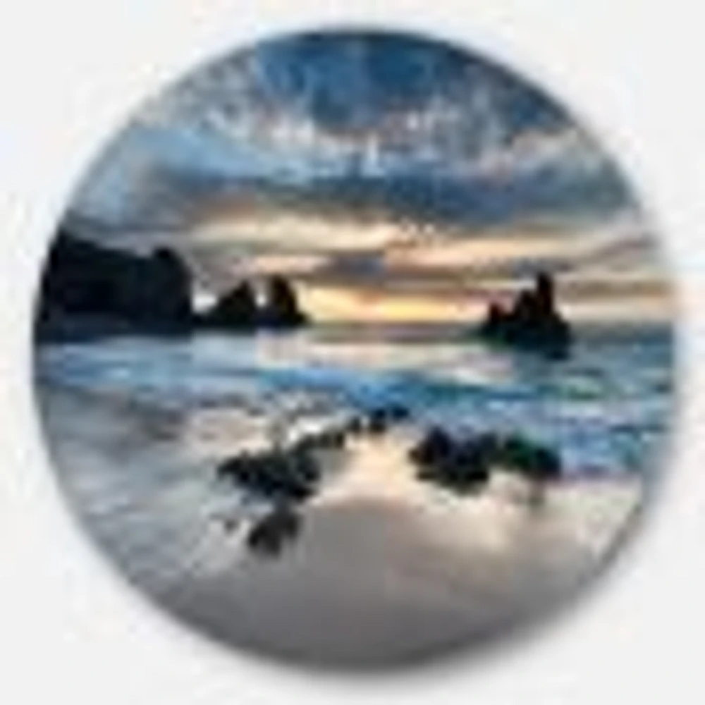 Beautiful Porthcothan Bay Metal Wall Art