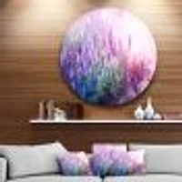 Growing and Blooming Lavender Metal Wall Art