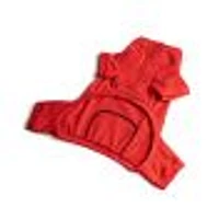Dog's Pack of 2 Pyjamas by SilverPaw - Zebra Print and Red Waffle