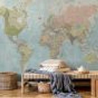 Old Map Wallpaper Mural