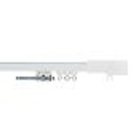 Motorized Curtain Rod One Way Open Right- White