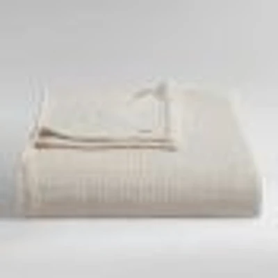 Honeycomb Cotton Blanket by Calvin Klein