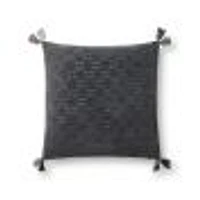 Coussin Ryan par Loloi - Charbon