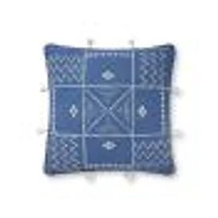 Loloi November Blue and Ivory Cushion