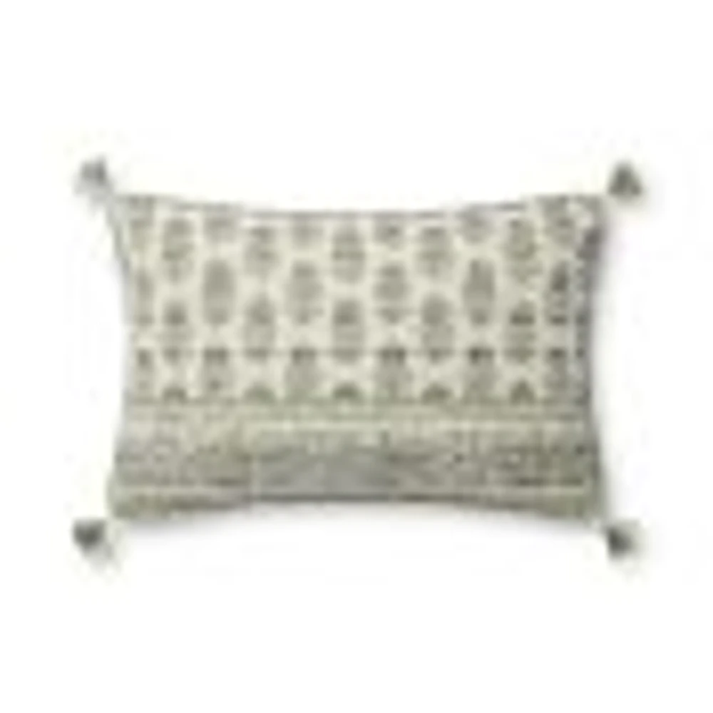 Loloi Nala Sage and Ivory Cushion