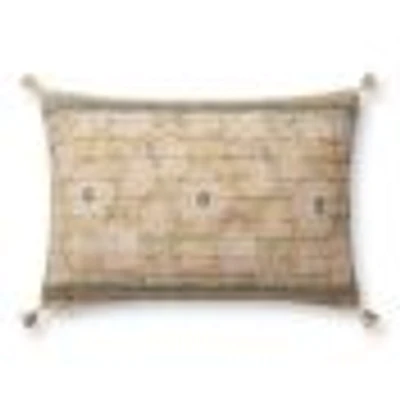 Coussin Darby par Loloi - Wheat et Multi