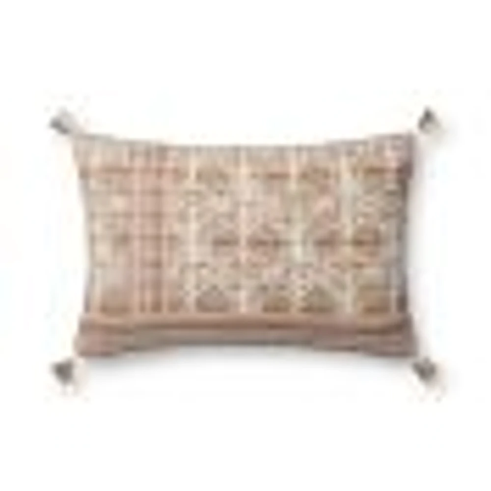 Coussin Lenox par Loloi - Blush et Ivoire