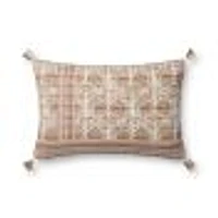 Loloi Lenox Blush and Ivory Cushion