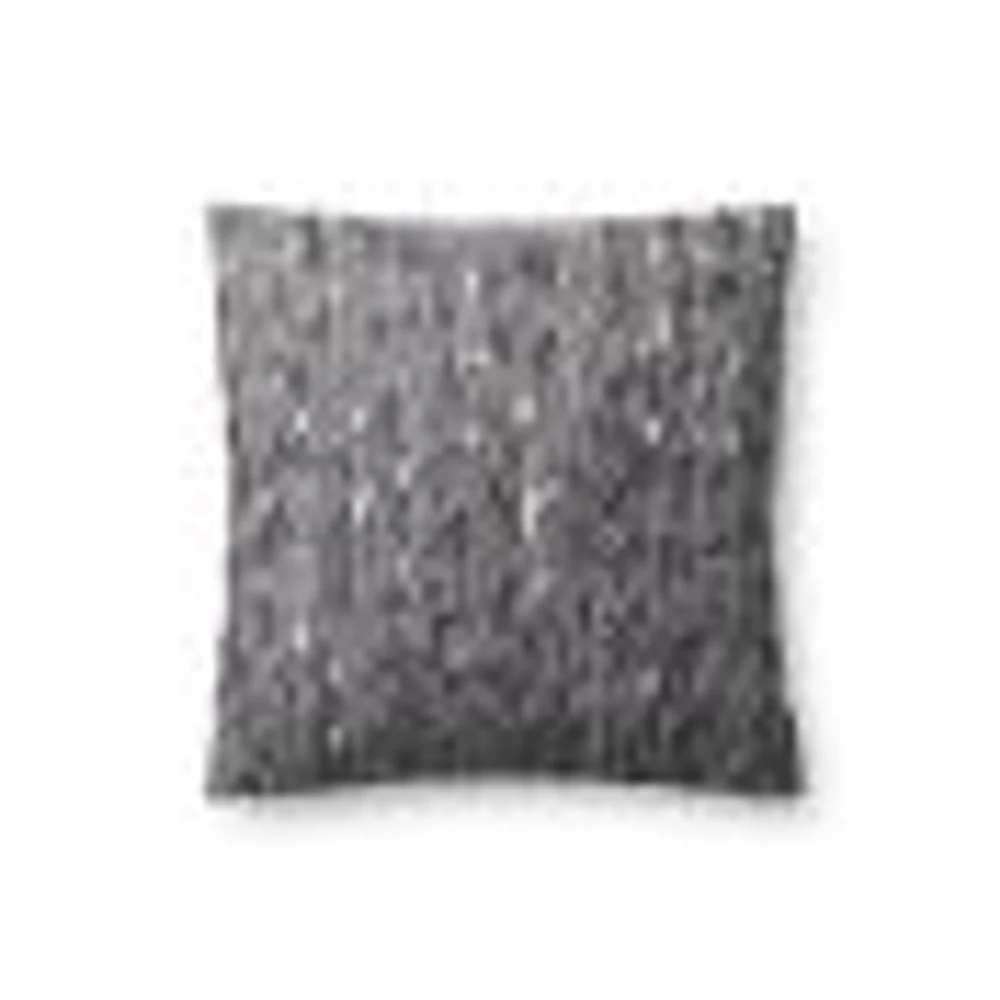 Coussin Colter par Loloi - Gris