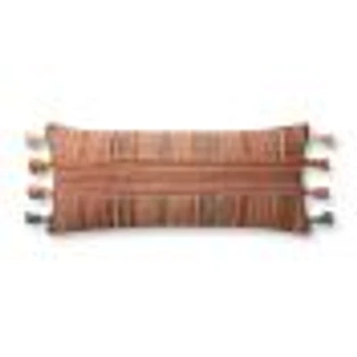 Coussin Egypt par Loloi - Brick et Multi