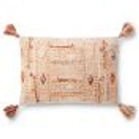 Coussin Wells par Loloi - Taupe et Multi