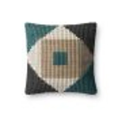 Coussin Murana par Loloi - Sarcelle et Multi