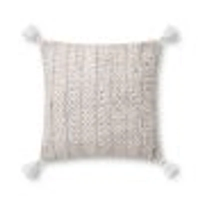 Coussin Bloone par Loloi - Blush et Naturel