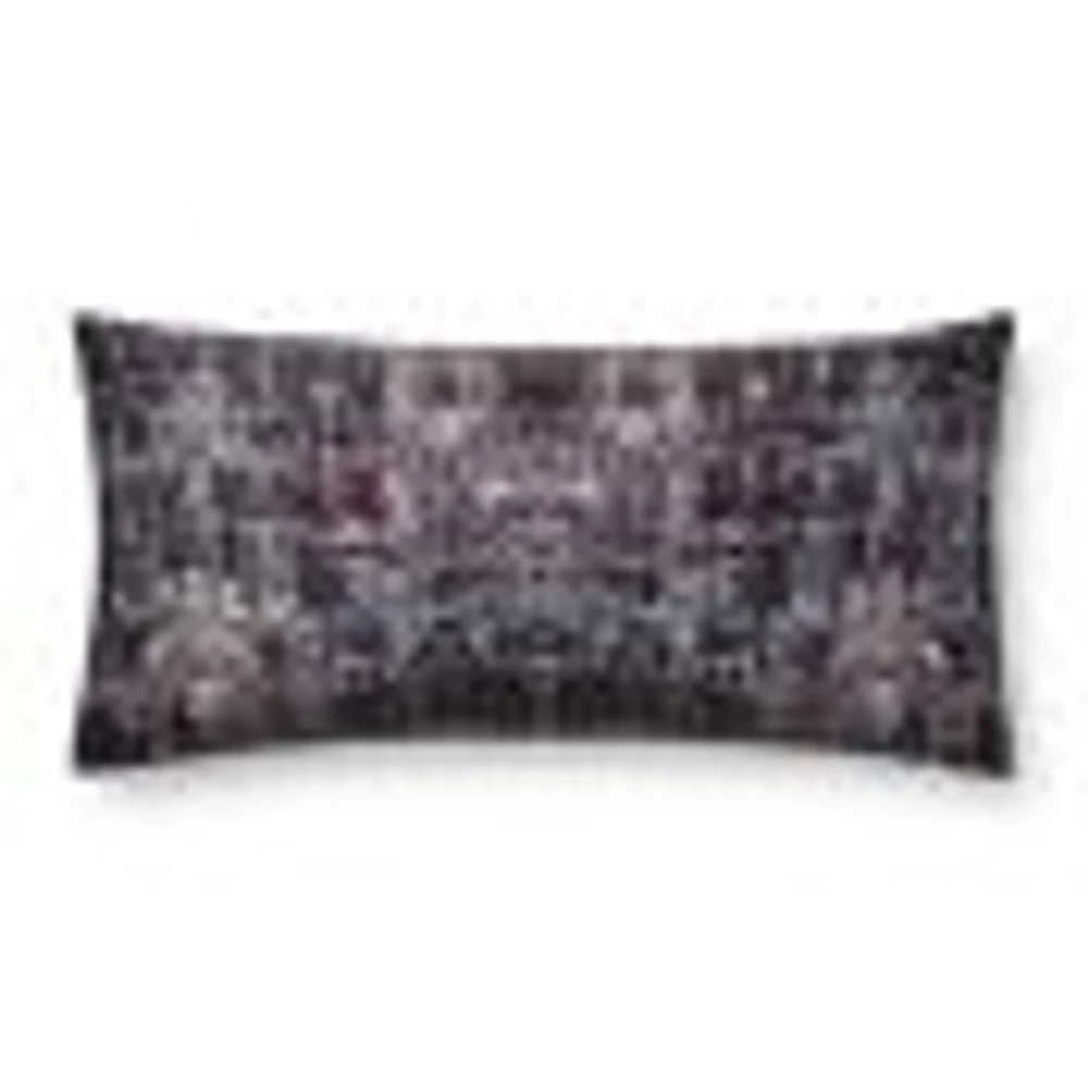 Loloi Ulises Black and Multi Cushion